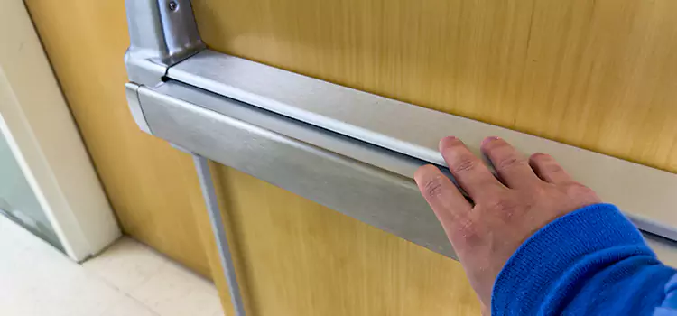 Installing a Push Bar on a Door Glassmanor